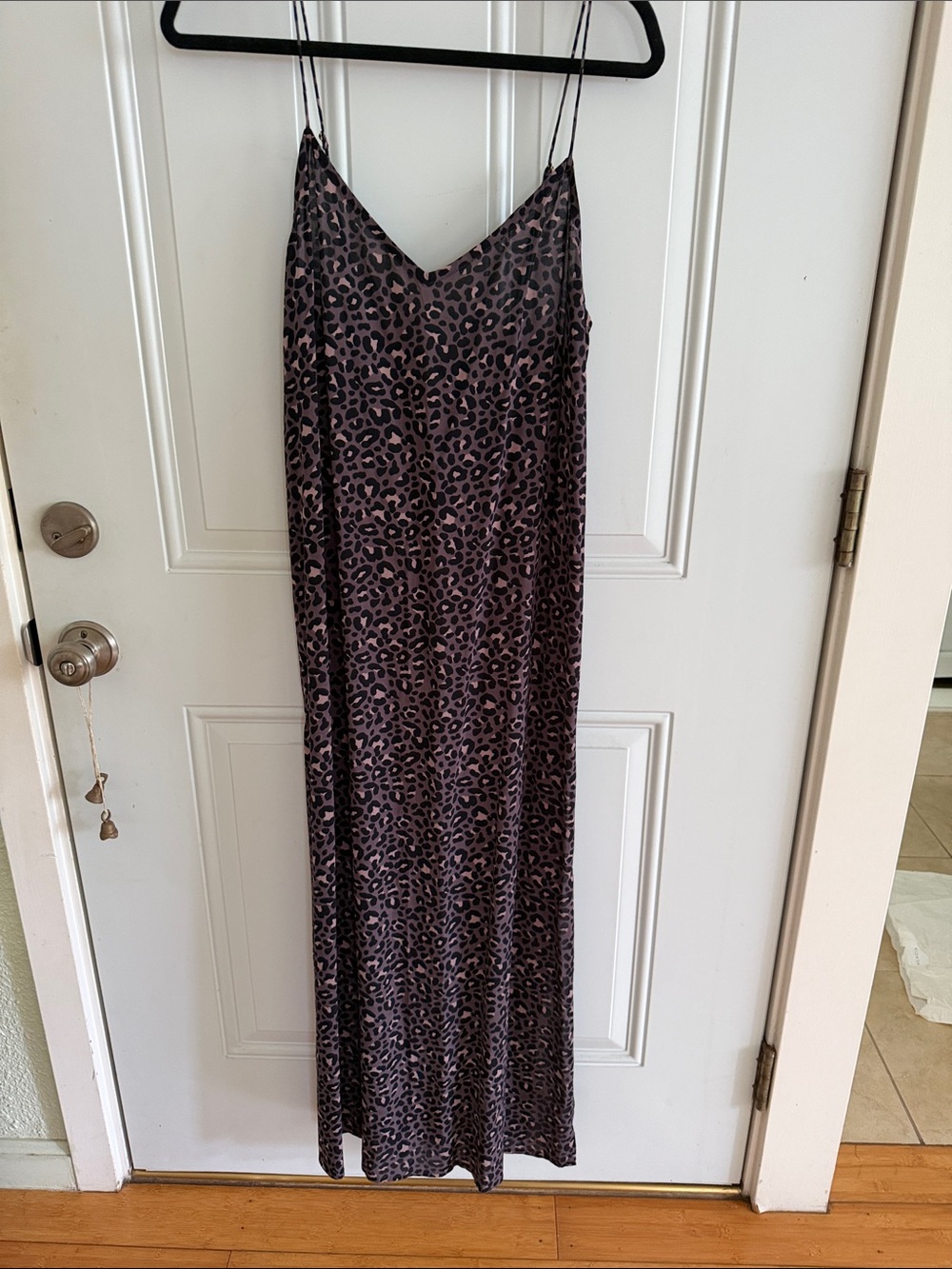 MAI Leopard Print Aria Dress in Mauve